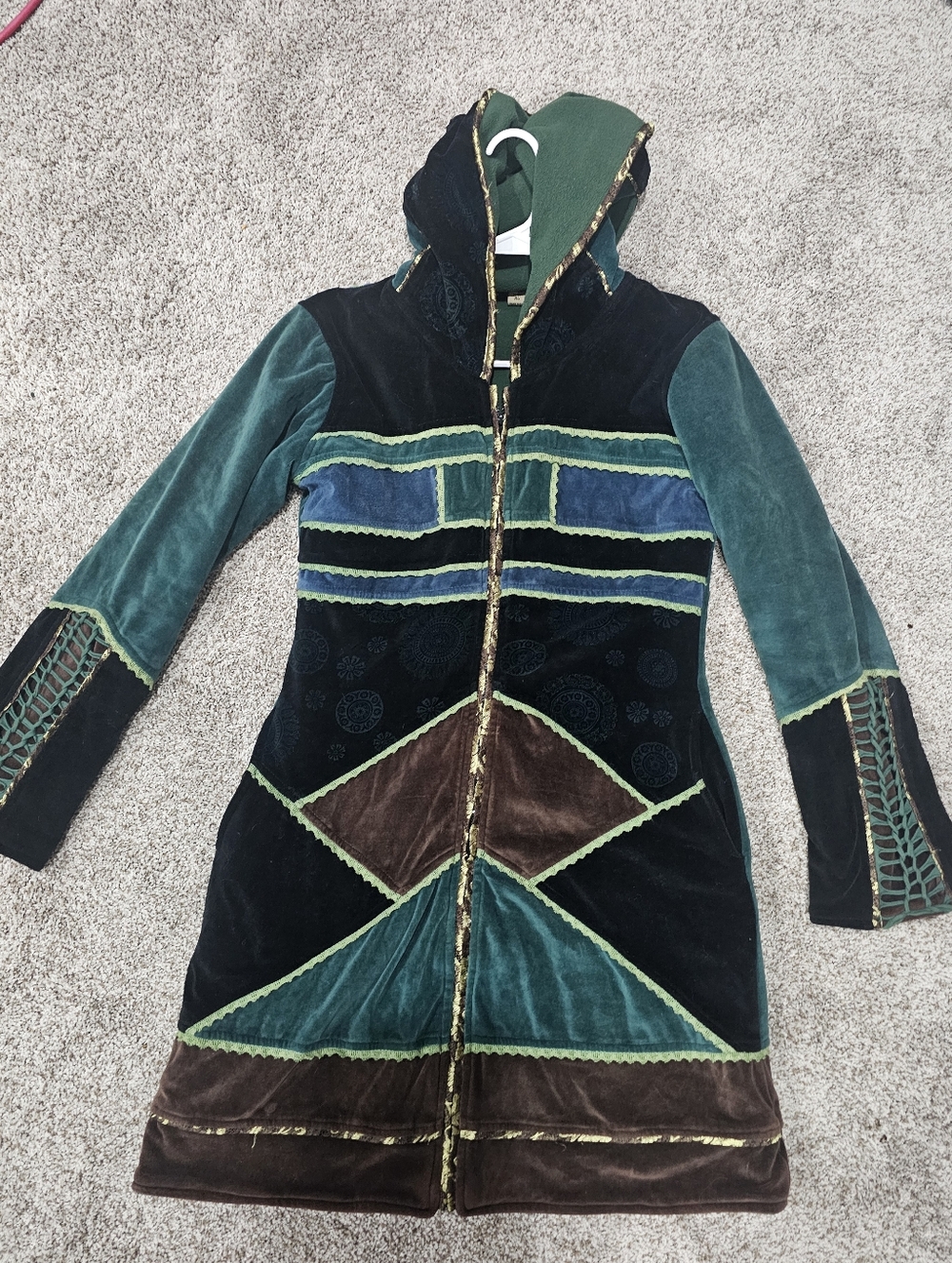 Forest Green Cozy Cotton Jacket